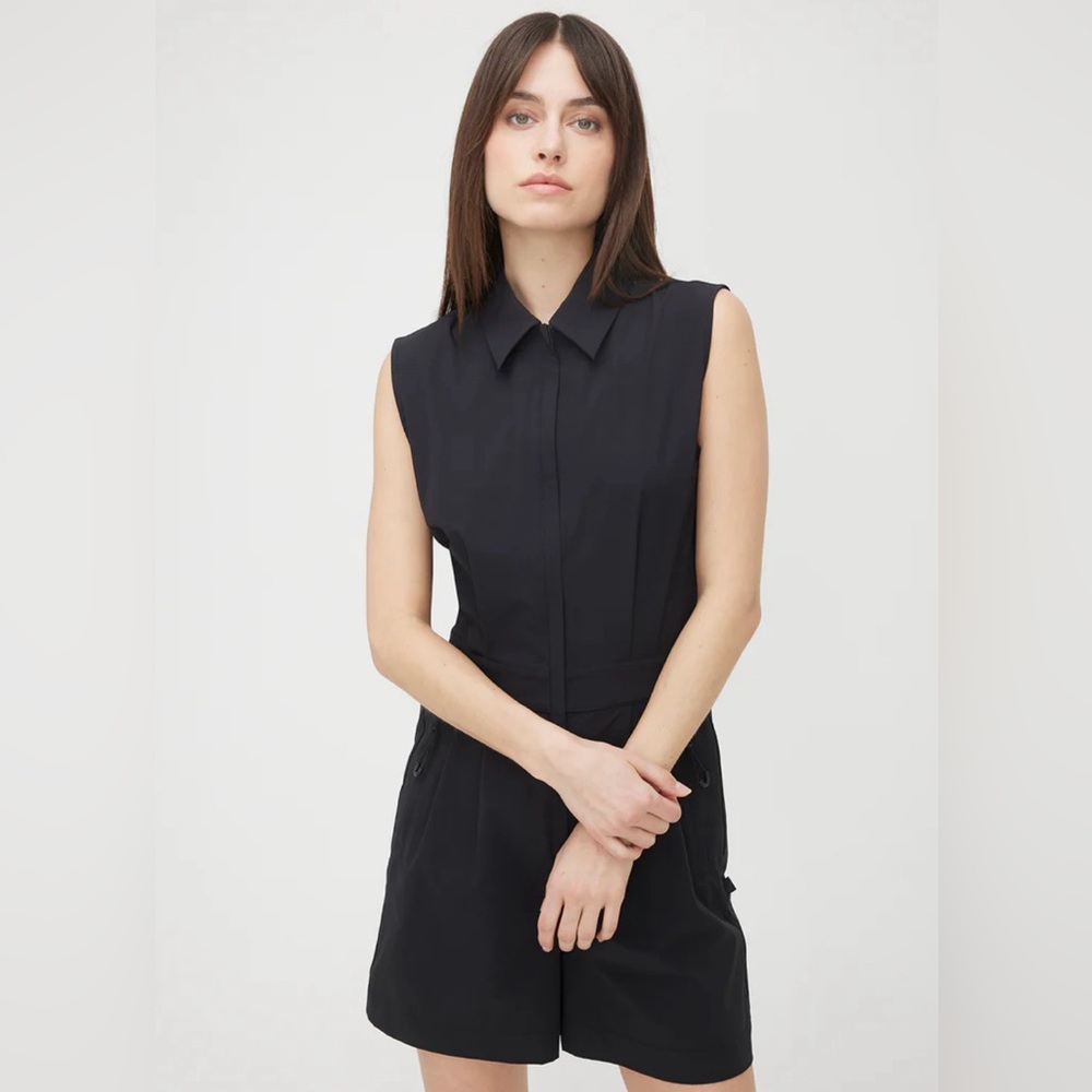 Kit and Ace Madison Sleeveless Short Jumpsuit, Black, Size XS - NWT